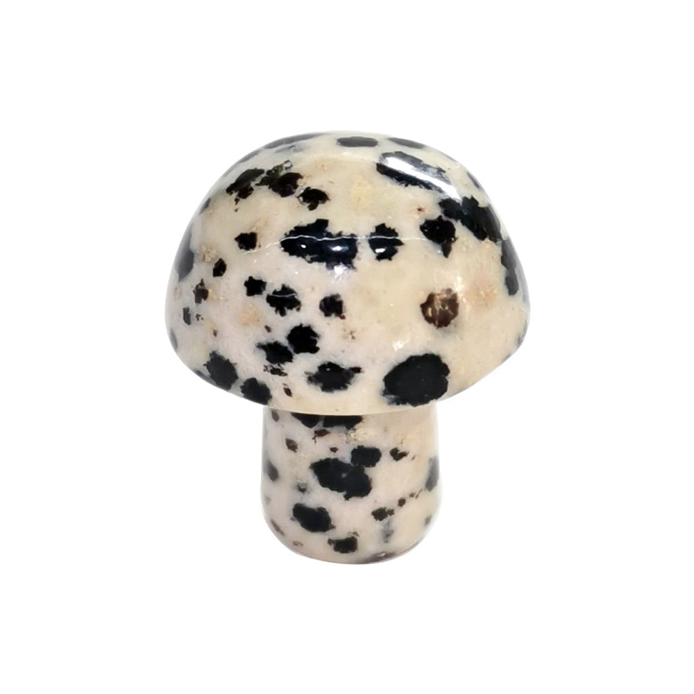 Dalmatian Stone Crystal Mushrooms For Sale | Green Witch Creations