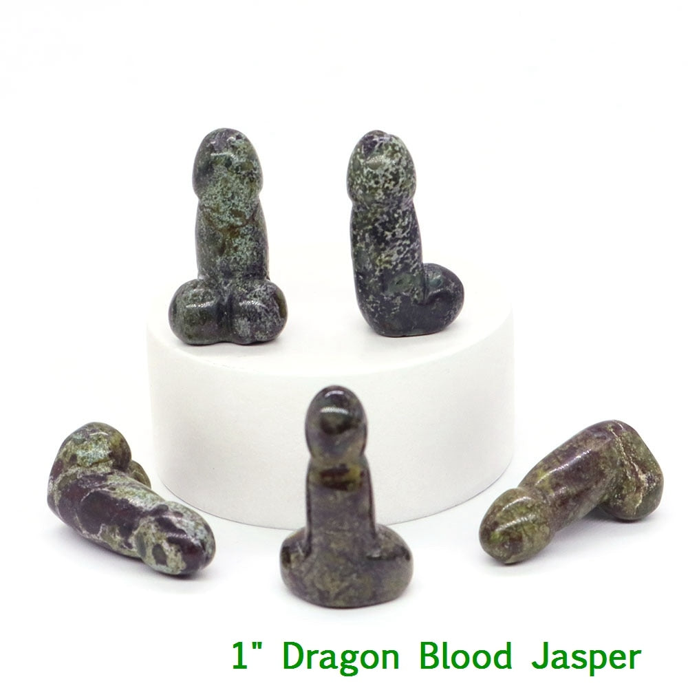 Dragon Blood Jasper Crystal Penis For Sale | Green Witch Creations