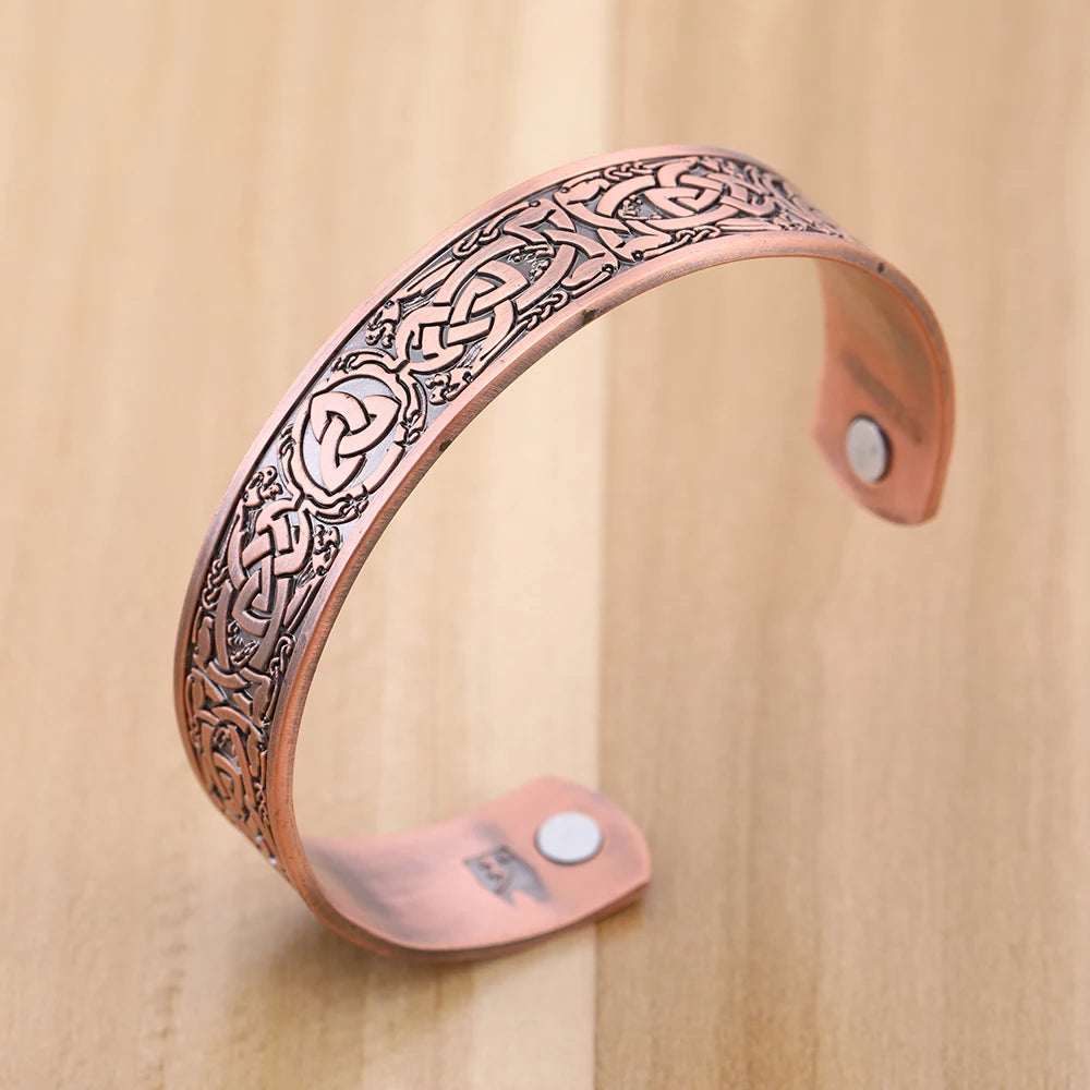 Trinity Celtic Copper Bracelet