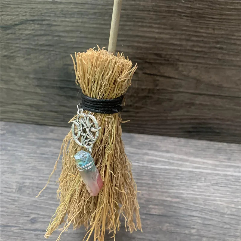 Mini Crystal Charm Broom For Sale | Green Witch Creations