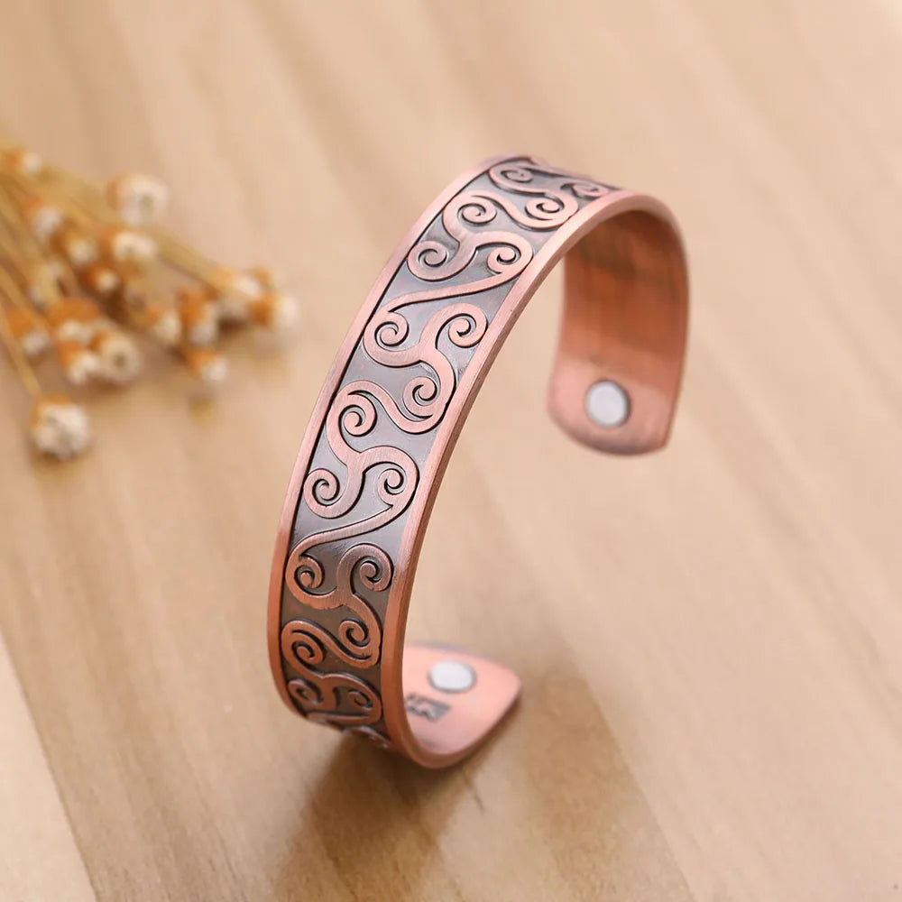 Copper Celtic Spiral Bracelet