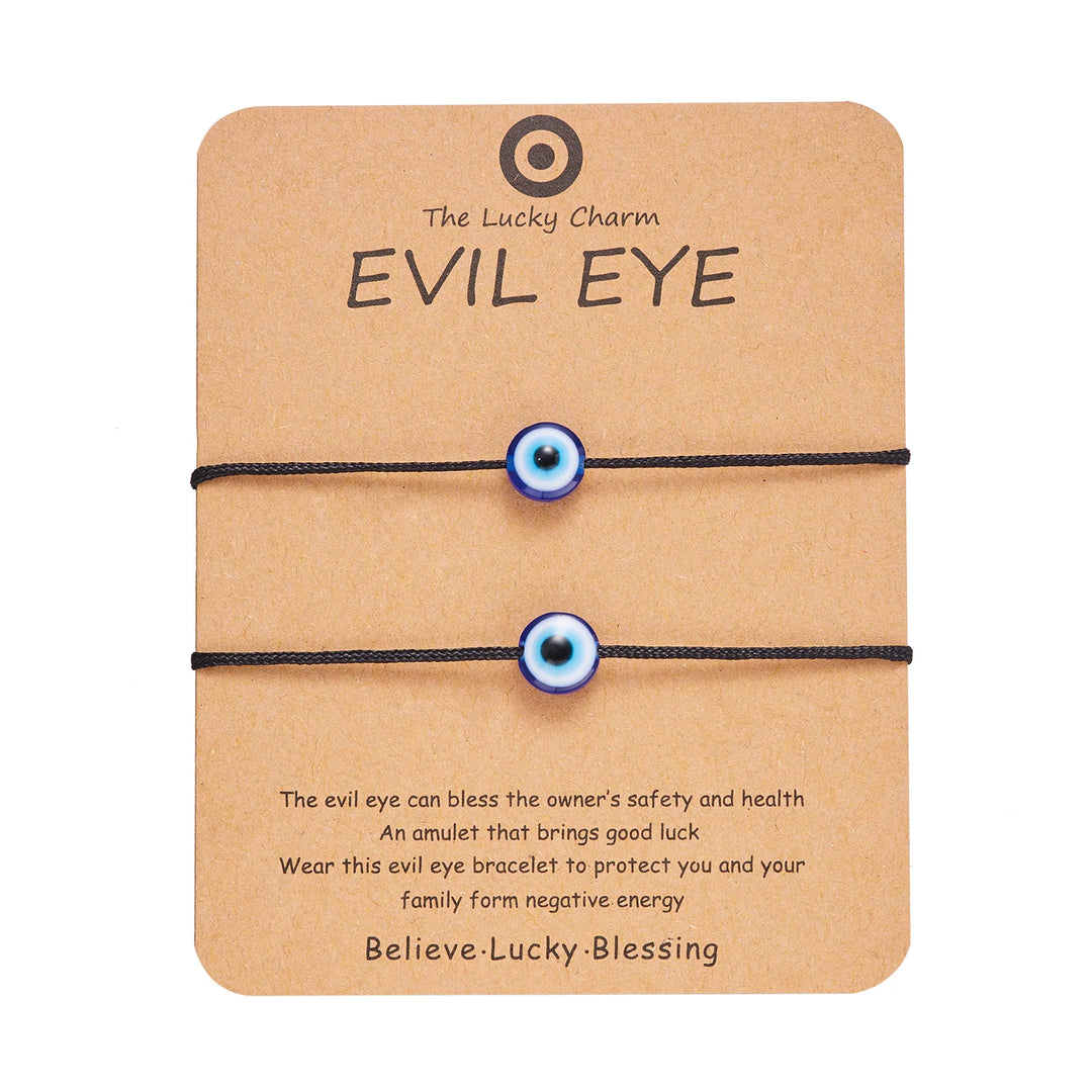 Evil Eye Adjustable Bracelet For Sale | Green Witch Creations