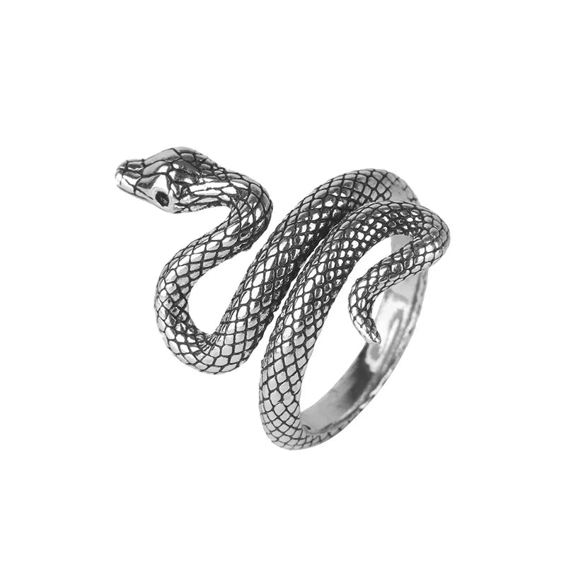 925 Sterling Silver Snake Ring | Green Witch Creations