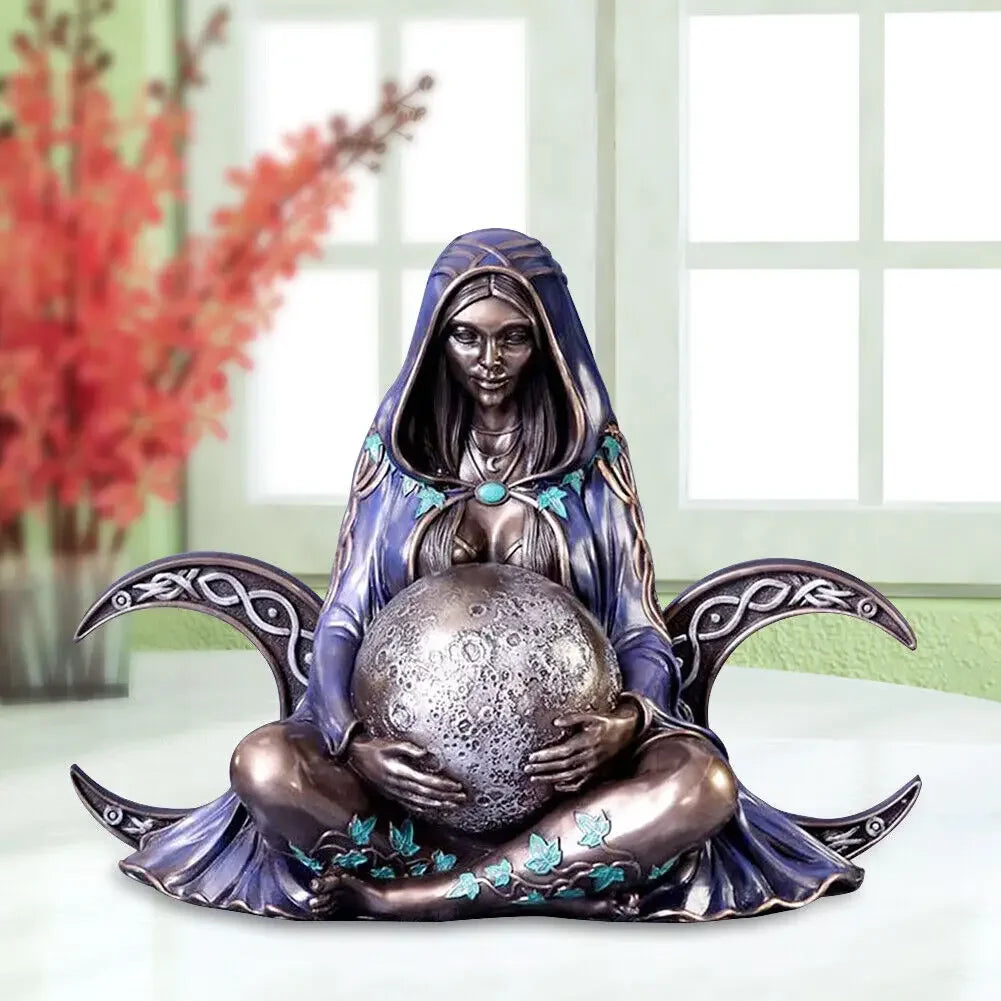Triple Moon Mother Statue