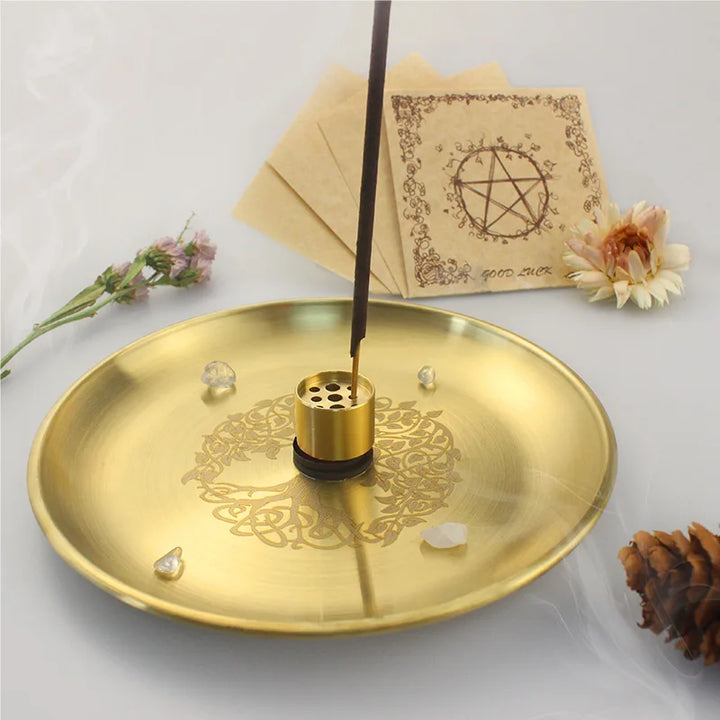 Tree Of Life Incense Plate | Green Witch Creations