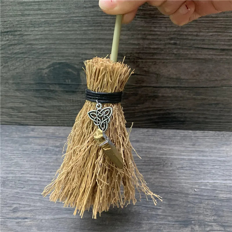 Mini Crystal Charm Broom For Sale | Green Witch Creations