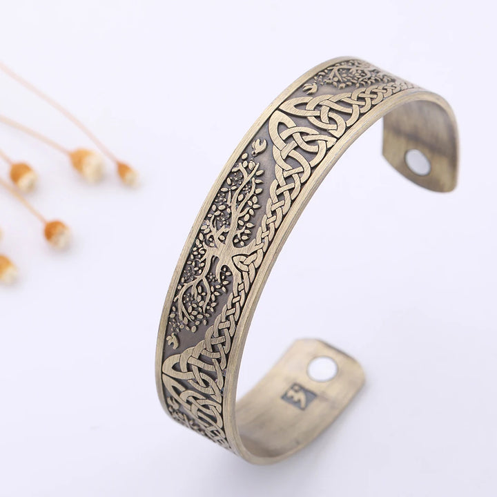 Gold Cetic Tree Bracelet