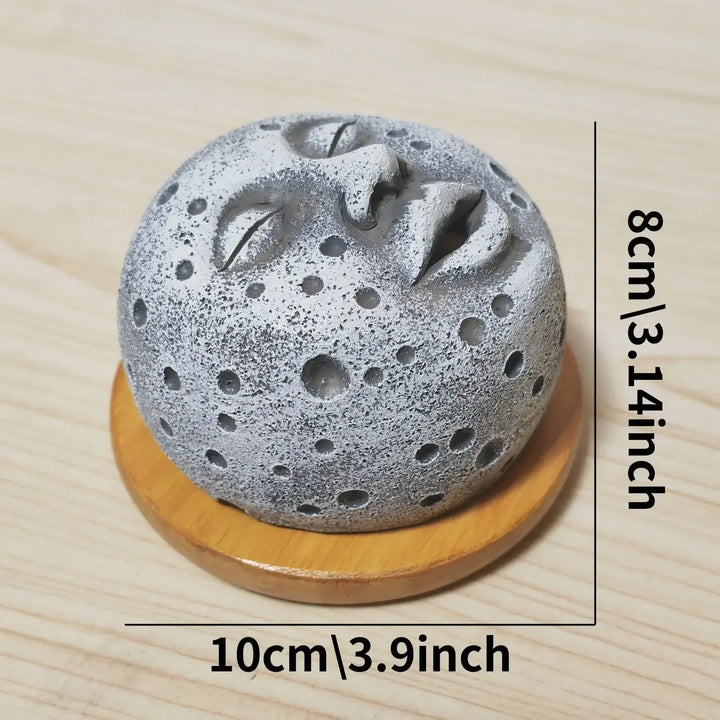 Moon Face Incense Burner | Green Witch Creations