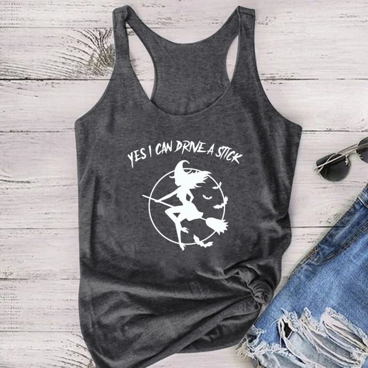 Yes I Can Drive A Stick Tank Top For Sale Online | Green Witch Creations