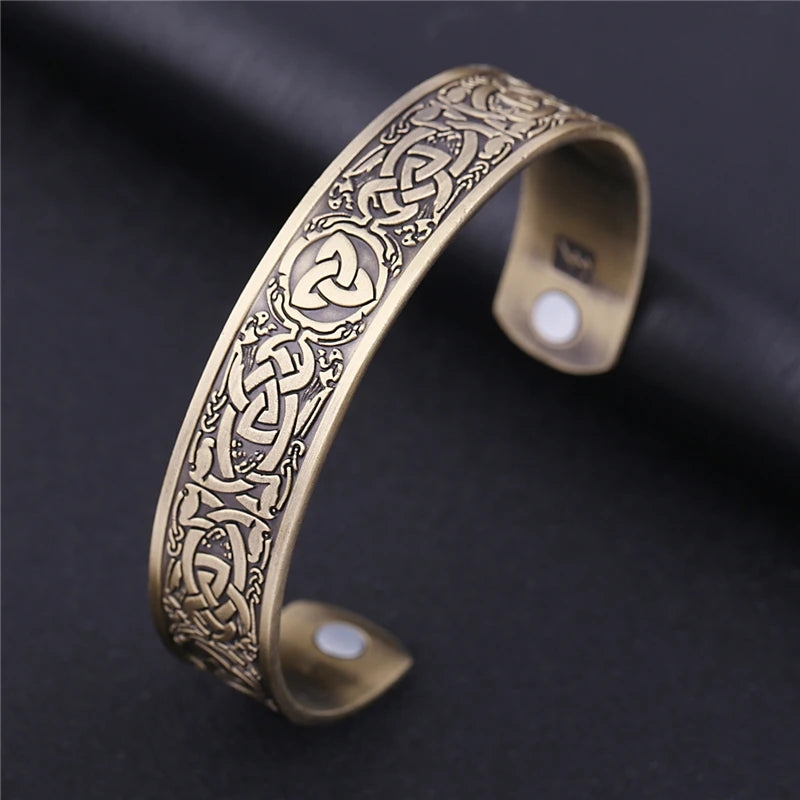 Gold Trinity Celtic Bracelet