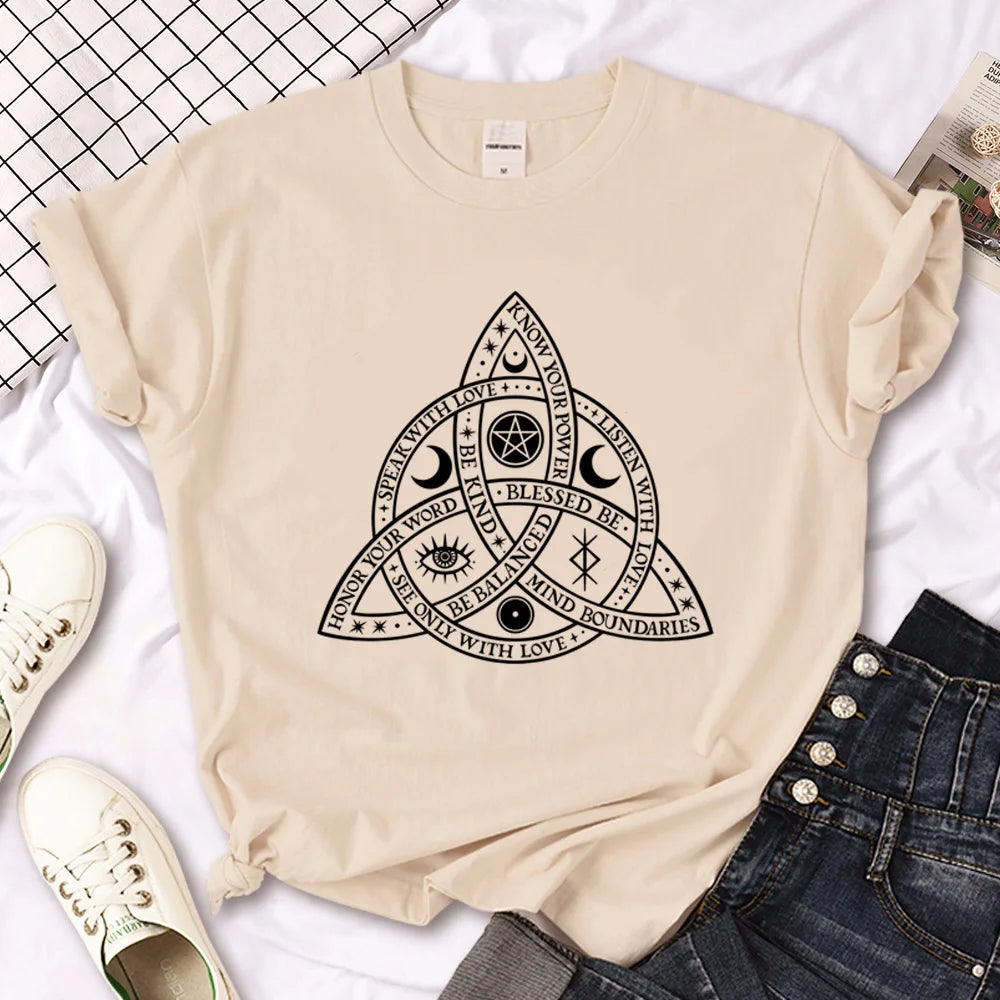 Trinity Pagan Pentacle T-Shirt | Green Witch Creations