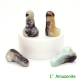 Amazonite Crystal Penis For Sale | Green Witch Creations