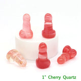 Cherry Quartz Crystal Penis For Sale | Green Witch Creations
