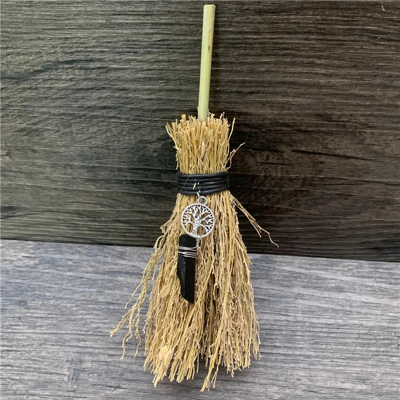 Mini Crystal Charm Broom For Sale | Green Witch Creations