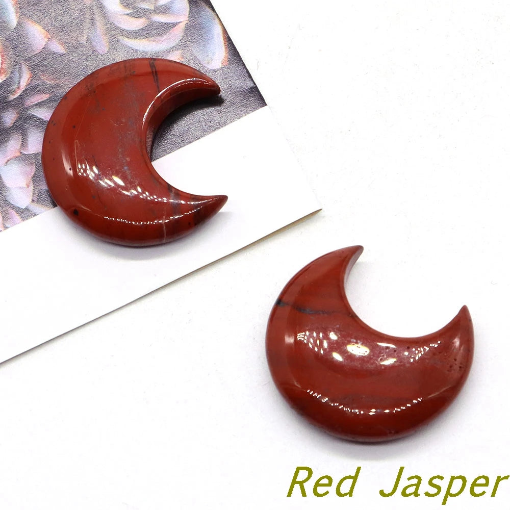 Red Jasper Crystal Moons | Green Witch Creations