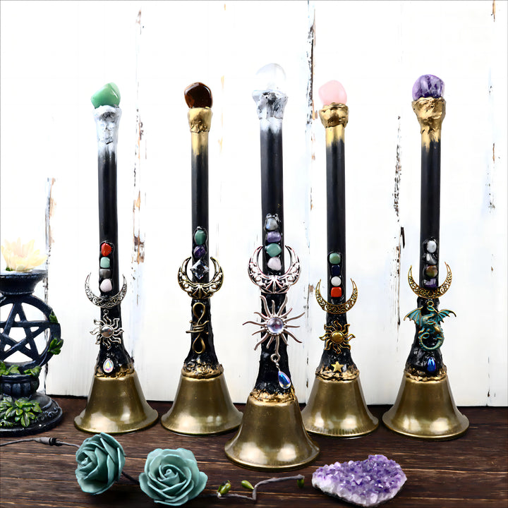 Crystal Charm Altar Bell For Sale | Green Witch Creations