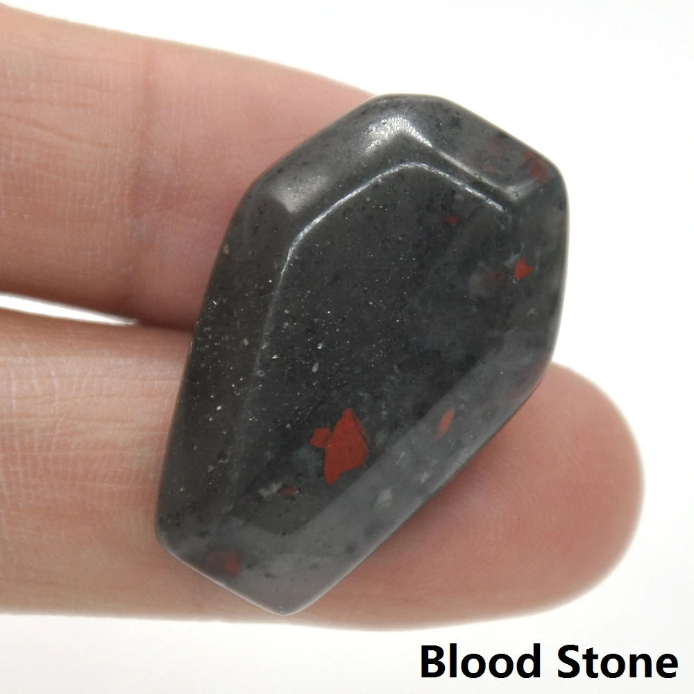 Bloodstone Crystal Stone Coffins | Green Witch Creations