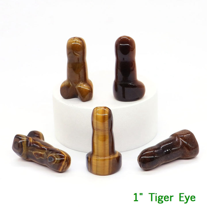 Tigers Eye Crystal Penis