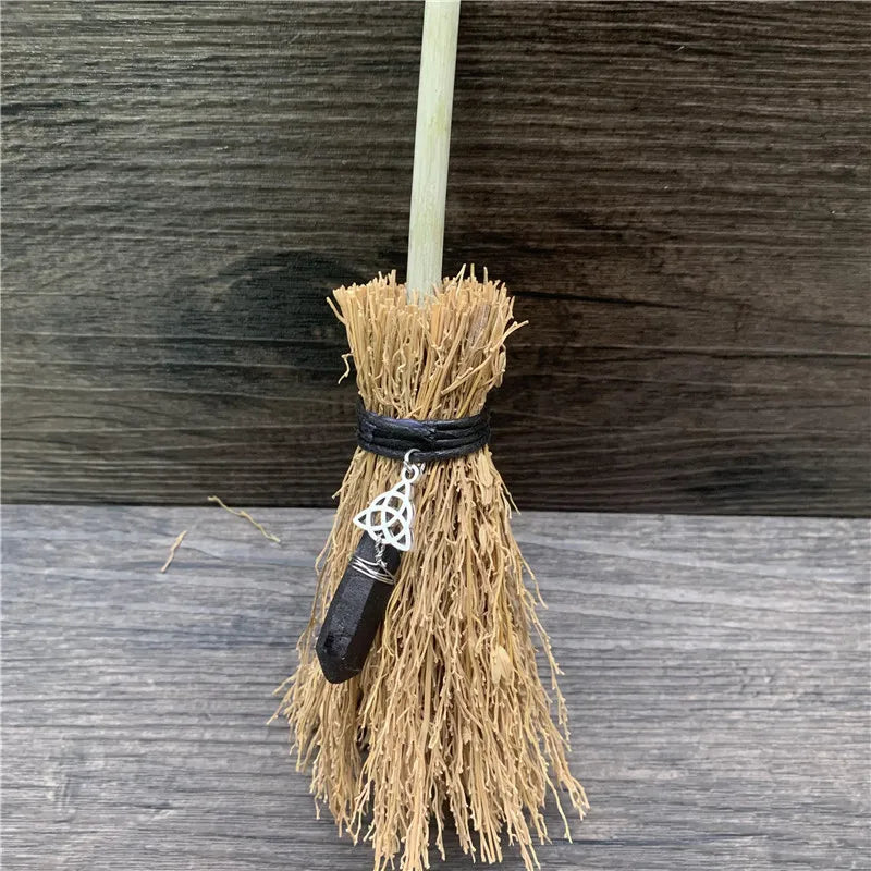 Mini Crystal Charm Broom For Sale | Green Witch Creations