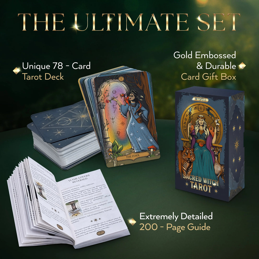 Sacred Witch Tarot Decks & Guidebook
