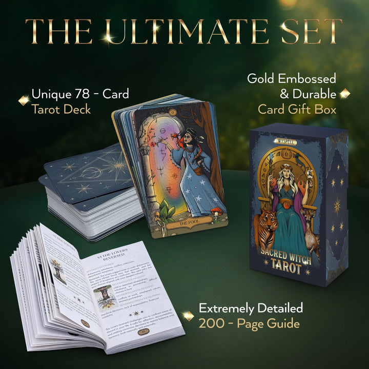 Sacred Witch Tarot Decks & Guidebook