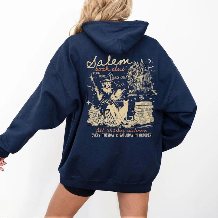 Salem Book Club Blue Hoodie