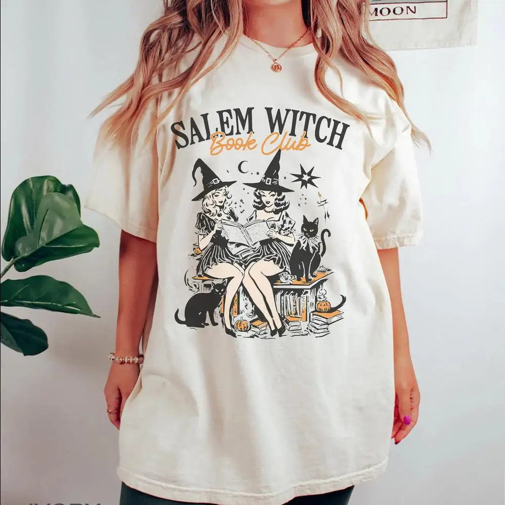 Salem Witch Book Club T Shirt 