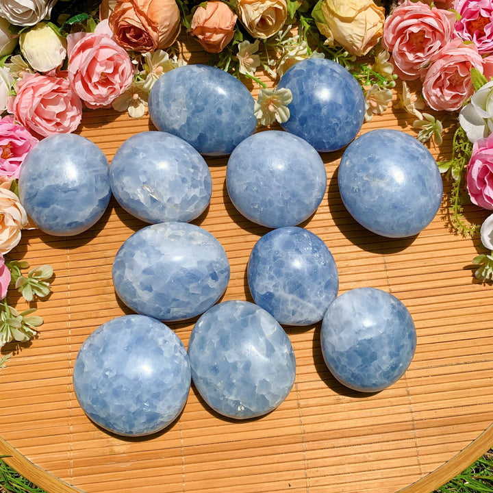 Celestite Palm Stone | Green Witch Creations