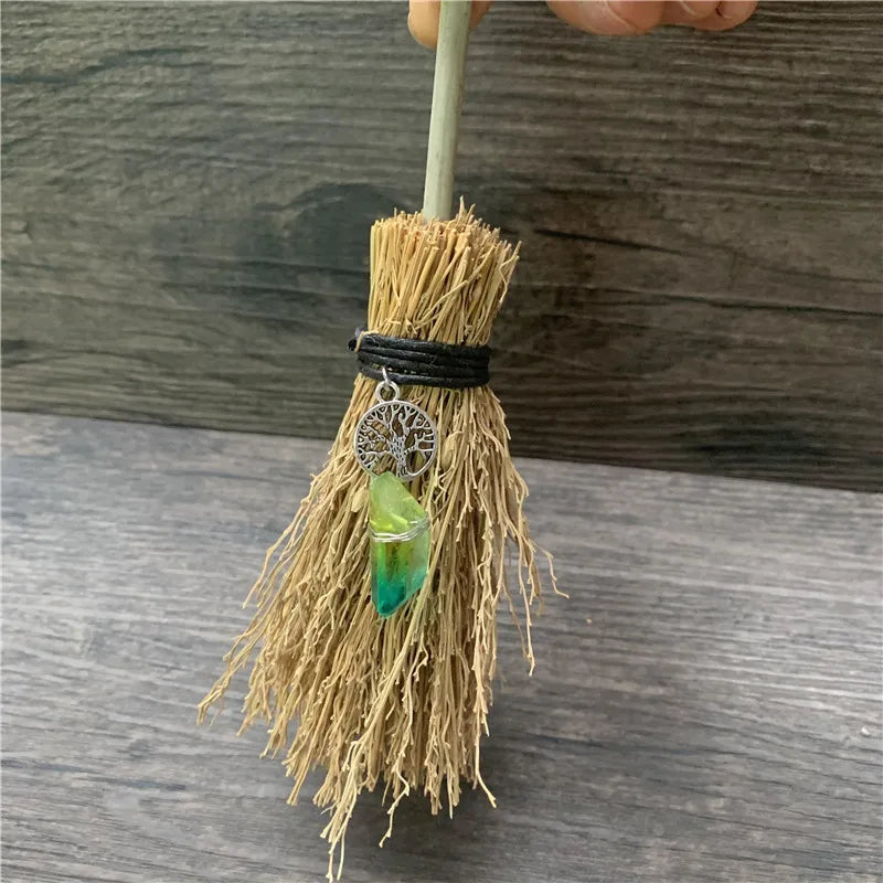 Mini Crystal Charm Broom For Sale | Green Witch Creations