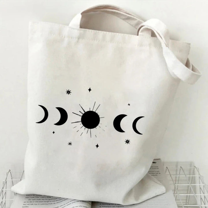 Moon Phase Witchy Tote Bags | Green Witch Creations