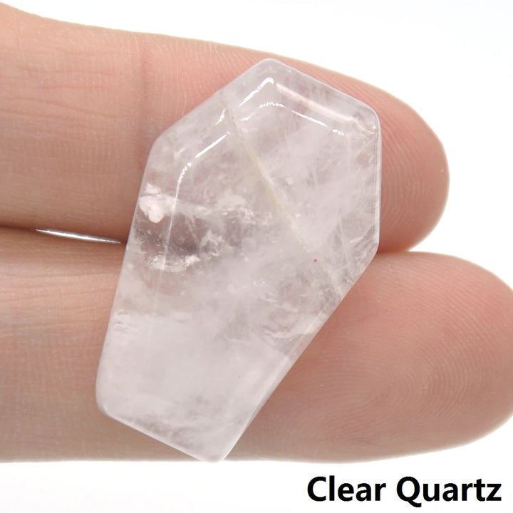 Clear Quartz Crystal Stone Coffins | Green Witch Creations