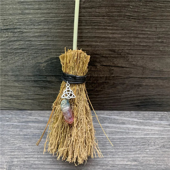 Mini Crystal Charm Broom For Sale | Green Witch Creations