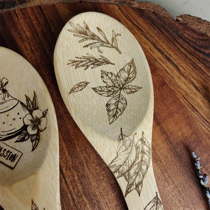 Kitchen Witch Herb Spoons For Sale Online | Green Witch Creations