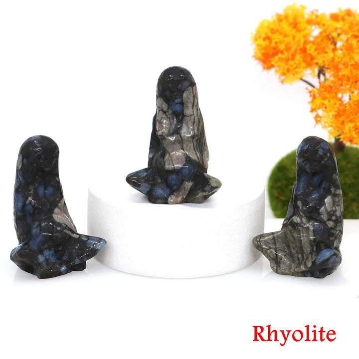 Rhyolite Crystal Goddess Mother Earth Figurines | Green Witch Creations