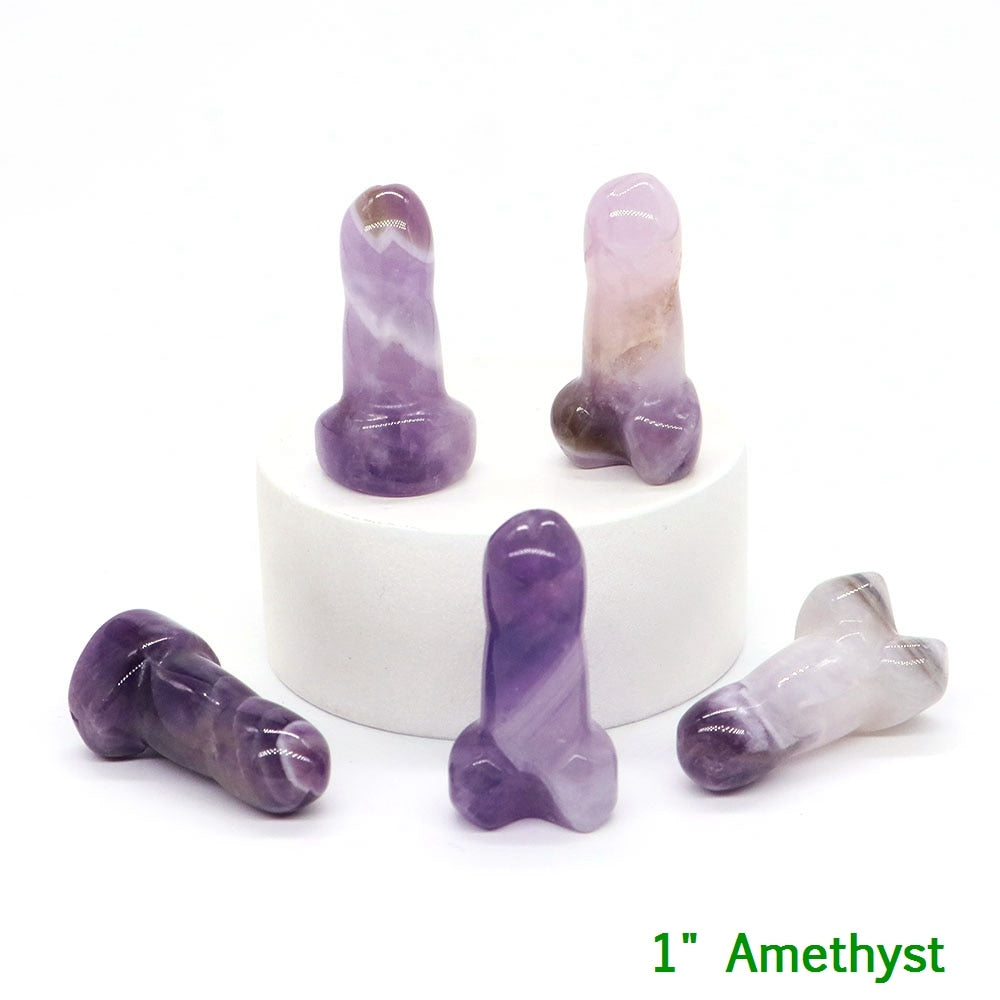 Amethyst Crystal Penis