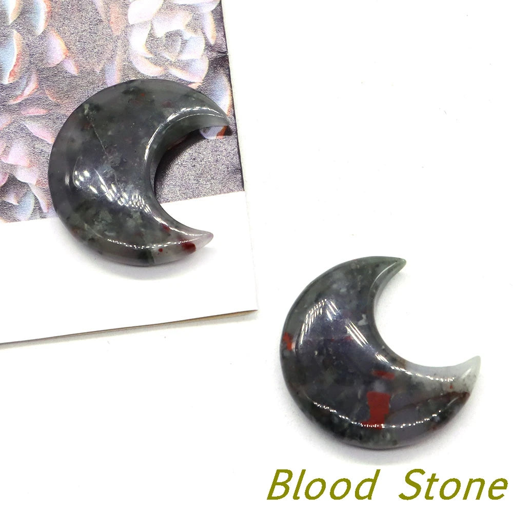 Bloodstone Crystal Moons | Green Witch Creations