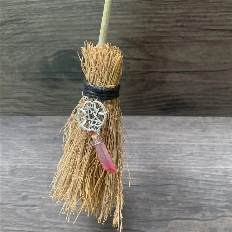 Mini Crystal Charm Broom For Sale | Green Witch Creations