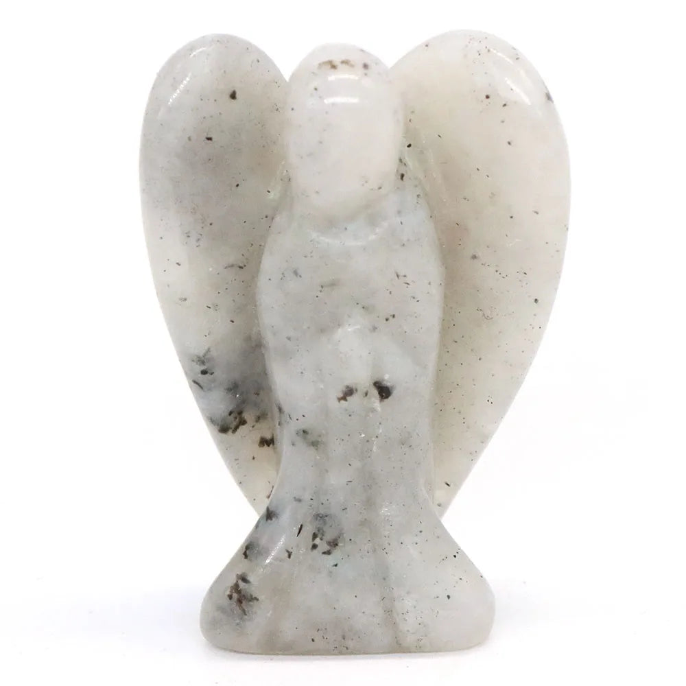 Labradorite Crystal Angel Figurines | Green Witch Creations