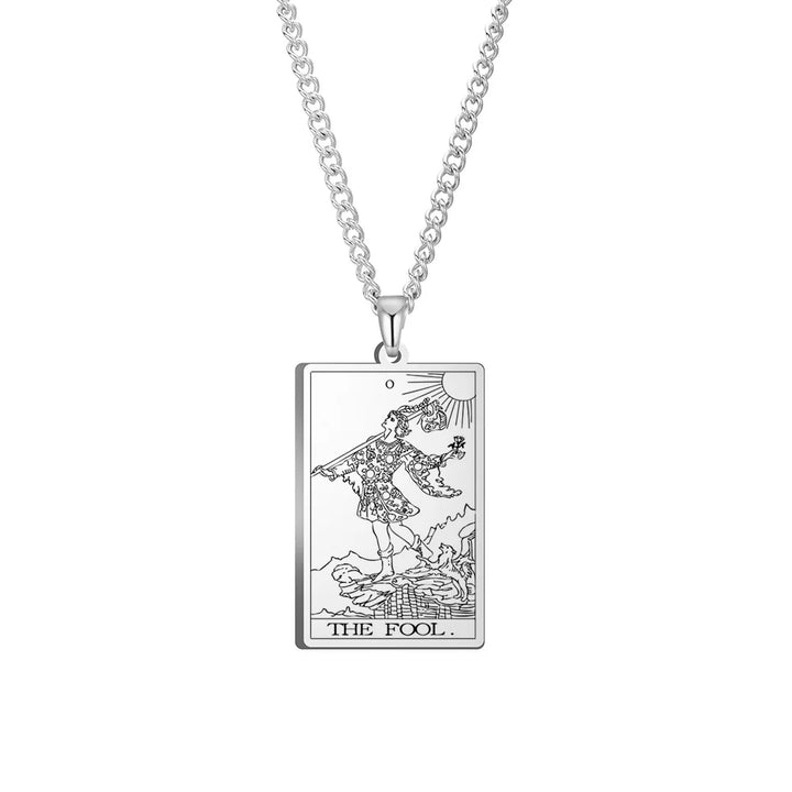 The Fool Tarot Card Necklaces | Green Witch Creations