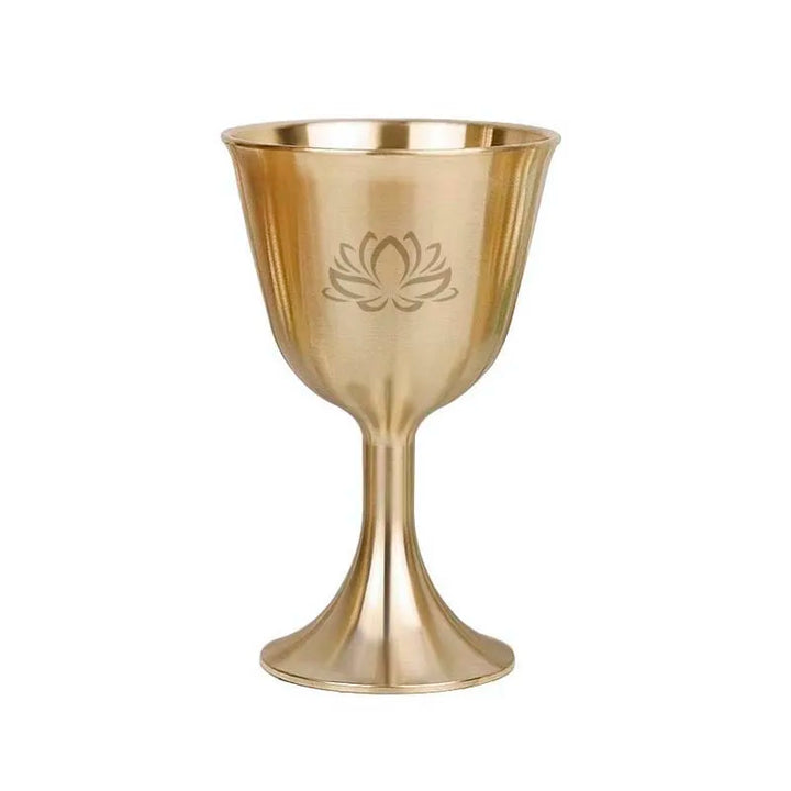 Lotus Flower  Gold Altar Chalice For Sale Online | Green Witch Creations