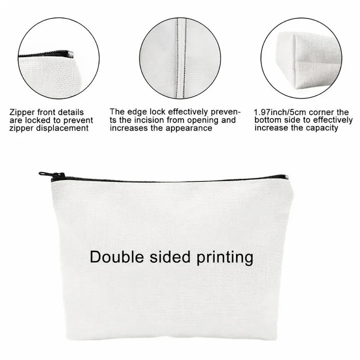 Whimsical Forest Night Makeup Bag