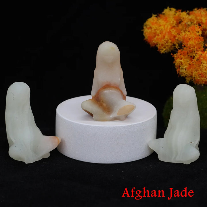 Afghan Jade Crystal Goddess Mother Earth Figurines | Green Witch Creations