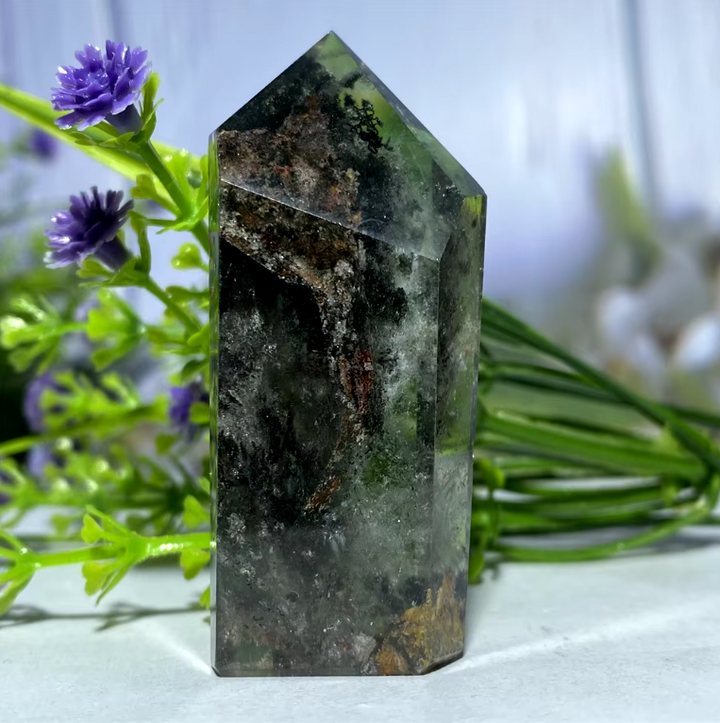 Green Phantom Ghost Quartz Tower