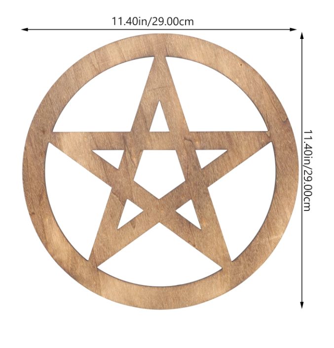 Wood Pentacle