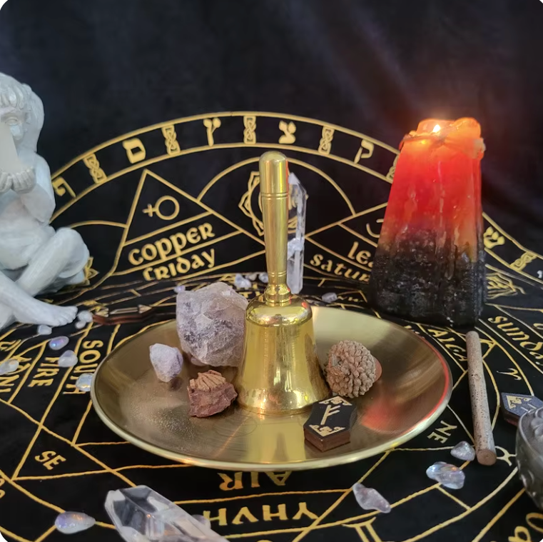 Witchy Design Altar Plates | Green Witch Creations