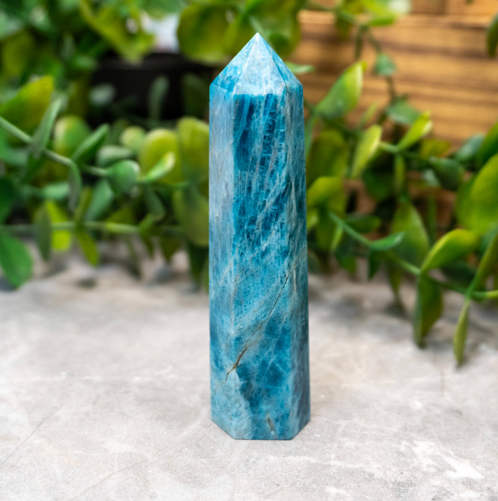 Buy Blue Apatite Crystal Tower Obelisk