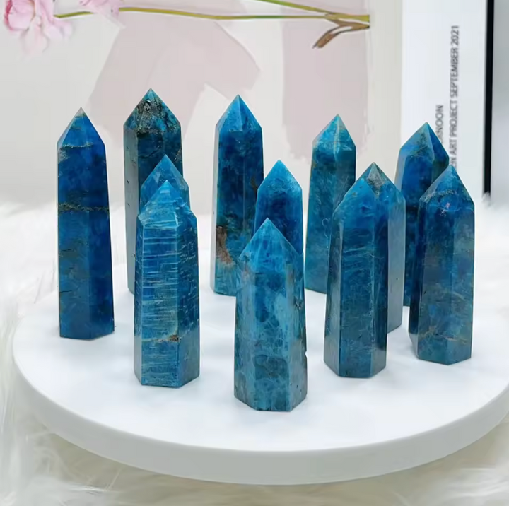 Buy Blue Apatite Crystal Towers