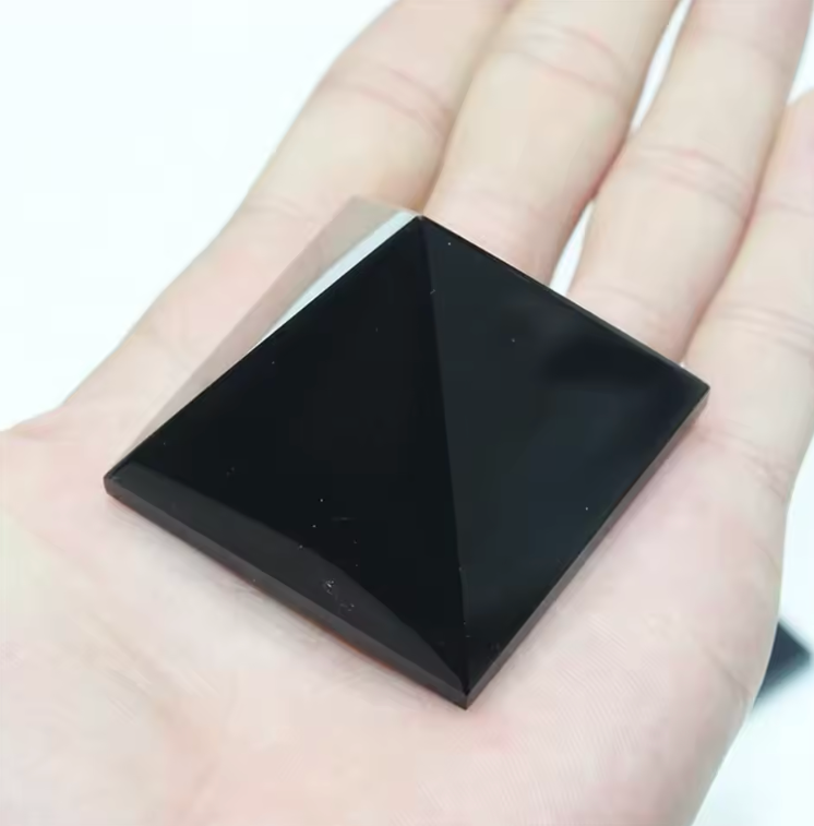 Black Obsidian Pyramid