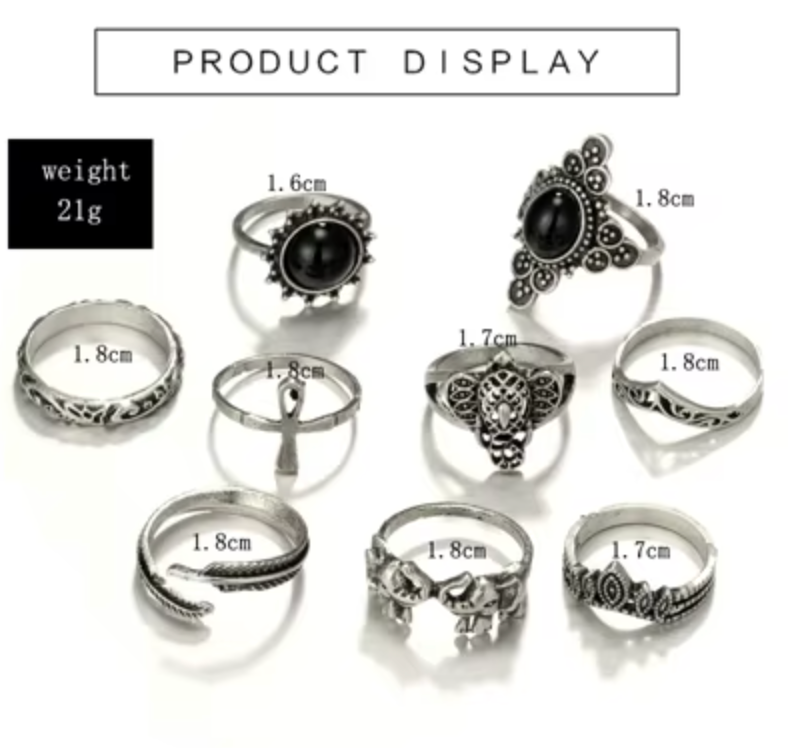 Trendy Ring Set