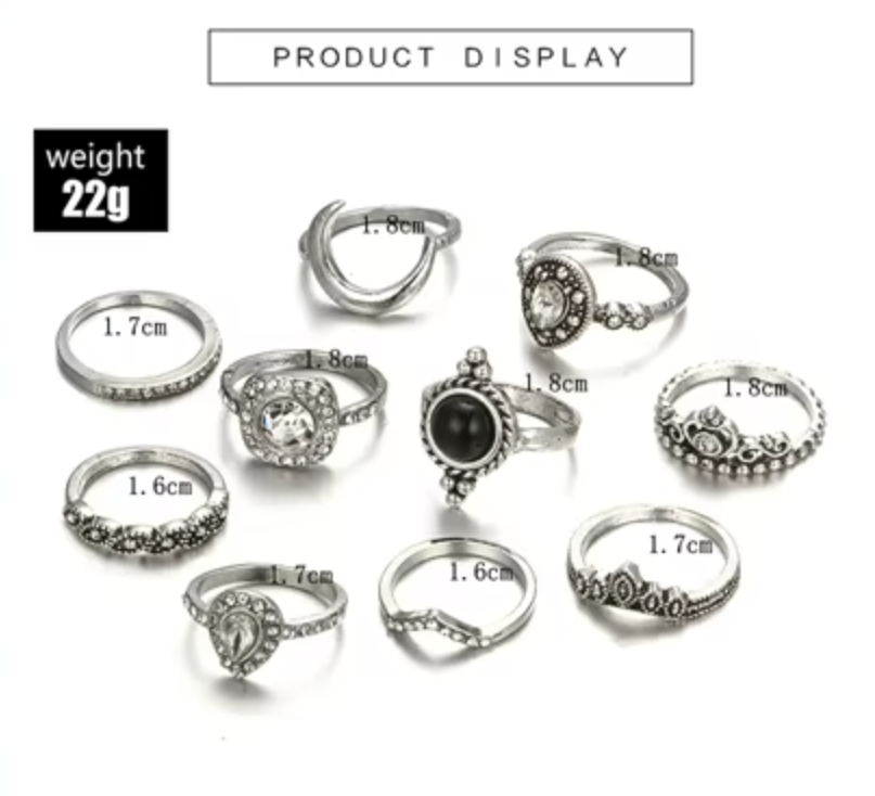 Witchy Ring Set